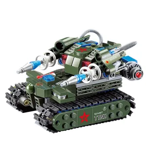 262Pcs DIY Magnetic Energy Tank Building Blocks Sets Children Assembling Birthday brinquedo Gift