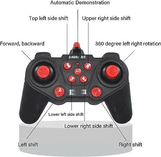 360° Stunt Drift Car with 2.4G Remote & Watch Control (Black)