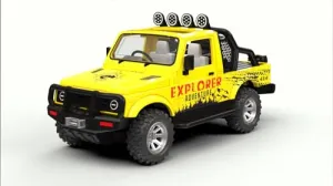 Amisha Gift Gallery Toy Car for Kids New Explorer Adventure Die Cast Model Open Ranger Jeep 4x4 Look Like Thar Maruti Gypsy Sports Off Road Toys Cars Color Assorted As Per Availability