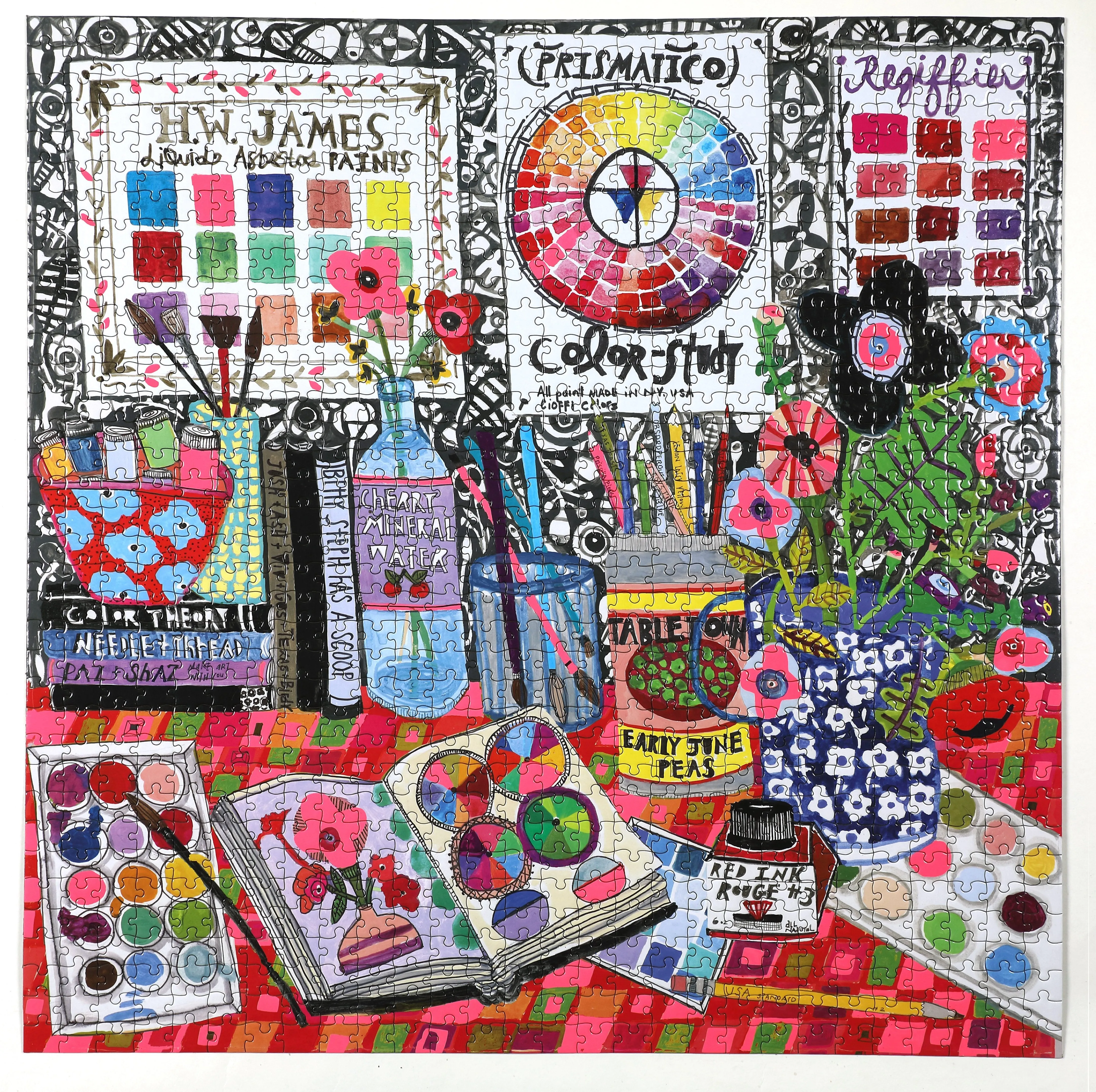 Artist Studio 1000 Piece Square Jigsaw Puzzle