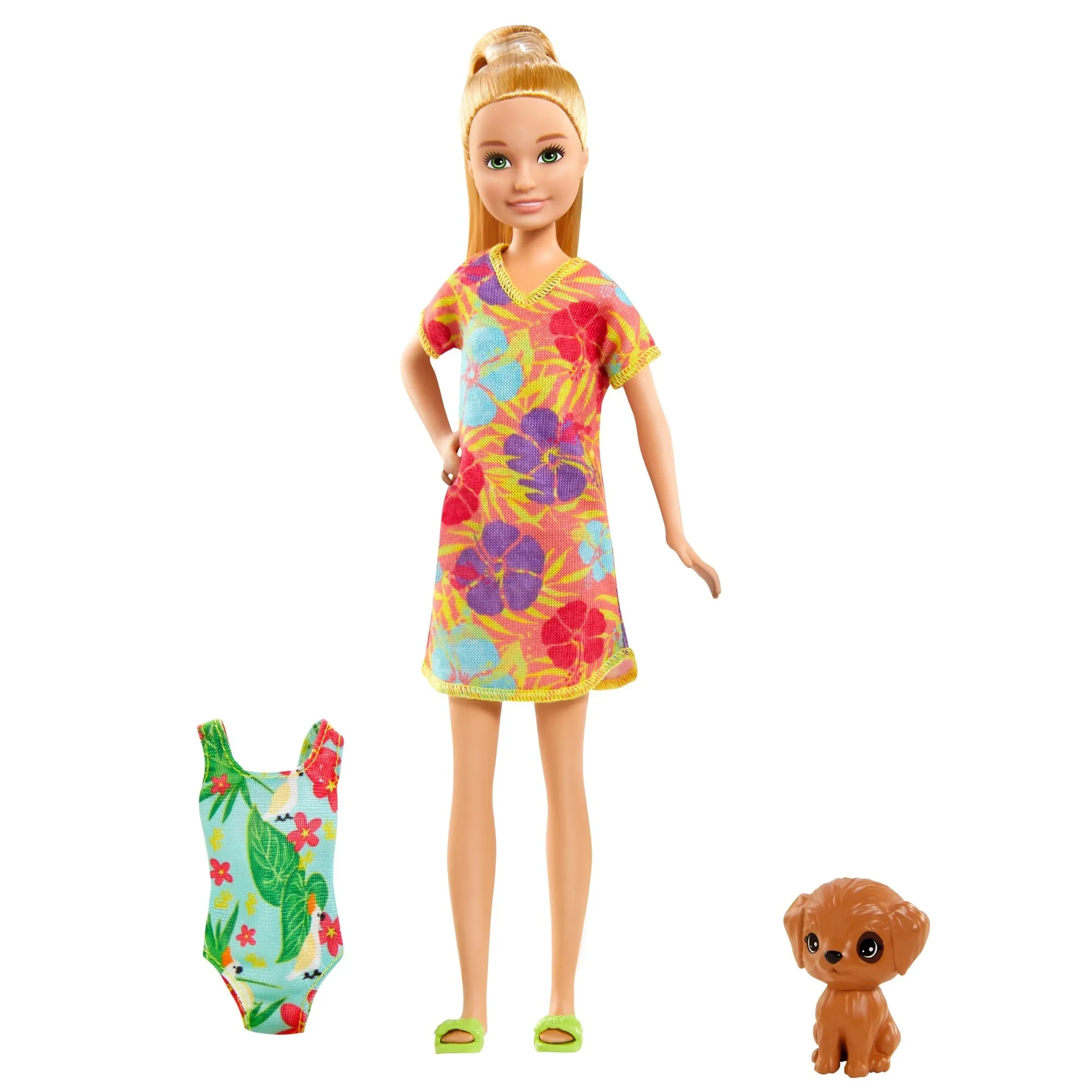 Barbie & Chelsea The Lost Birthday Doll In Flower Dress With Puppy