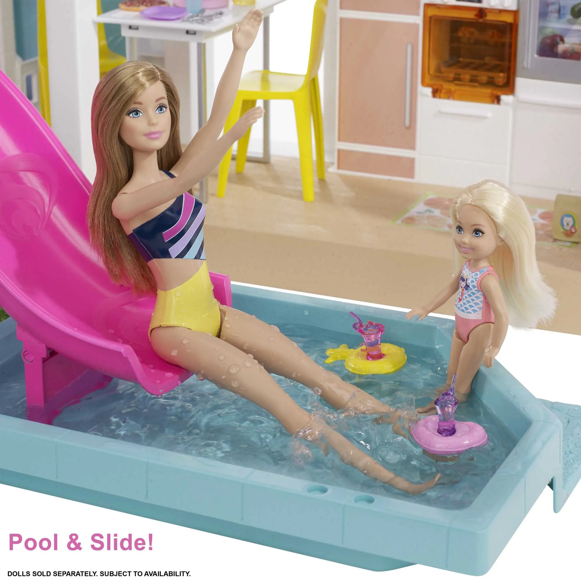 Barbie Dreamhouse Dollhouse With 75  Accessories & Wheelchair Accessible Elevator, Lights, Sounds, Music
