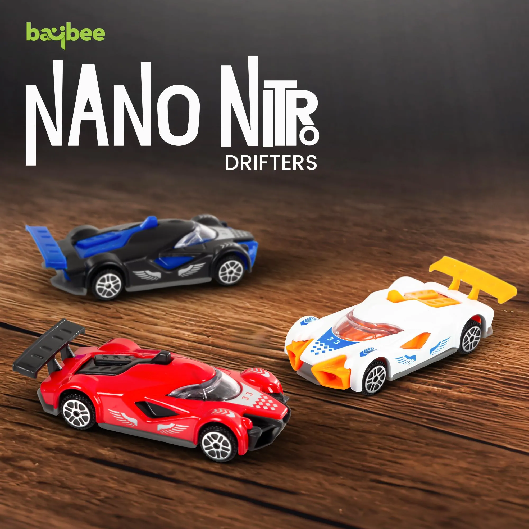 BAYBEE Push and Go Street Racing Cars for Kids