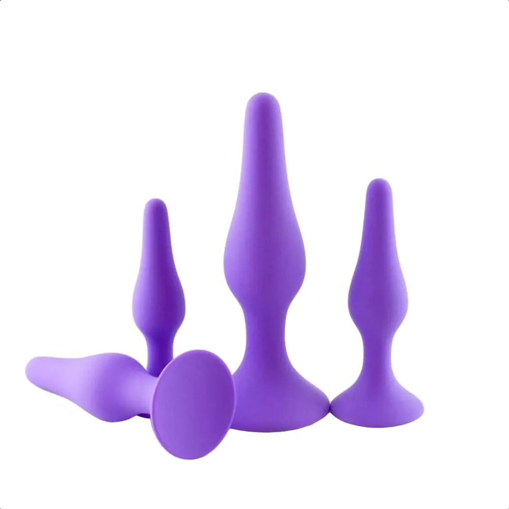 Beginner Small Silicone Anal Training Set (4 Piece)