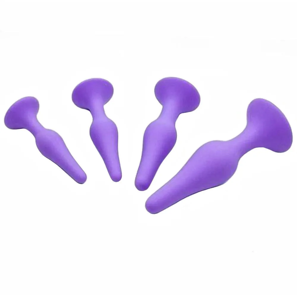 Beginner Small Silicone Anal Training Set (4 Piece)