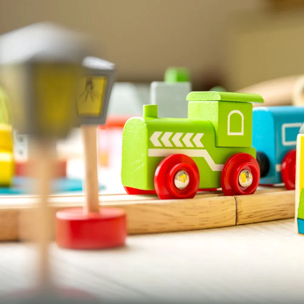 Bigjigs Town & Country Train Set
