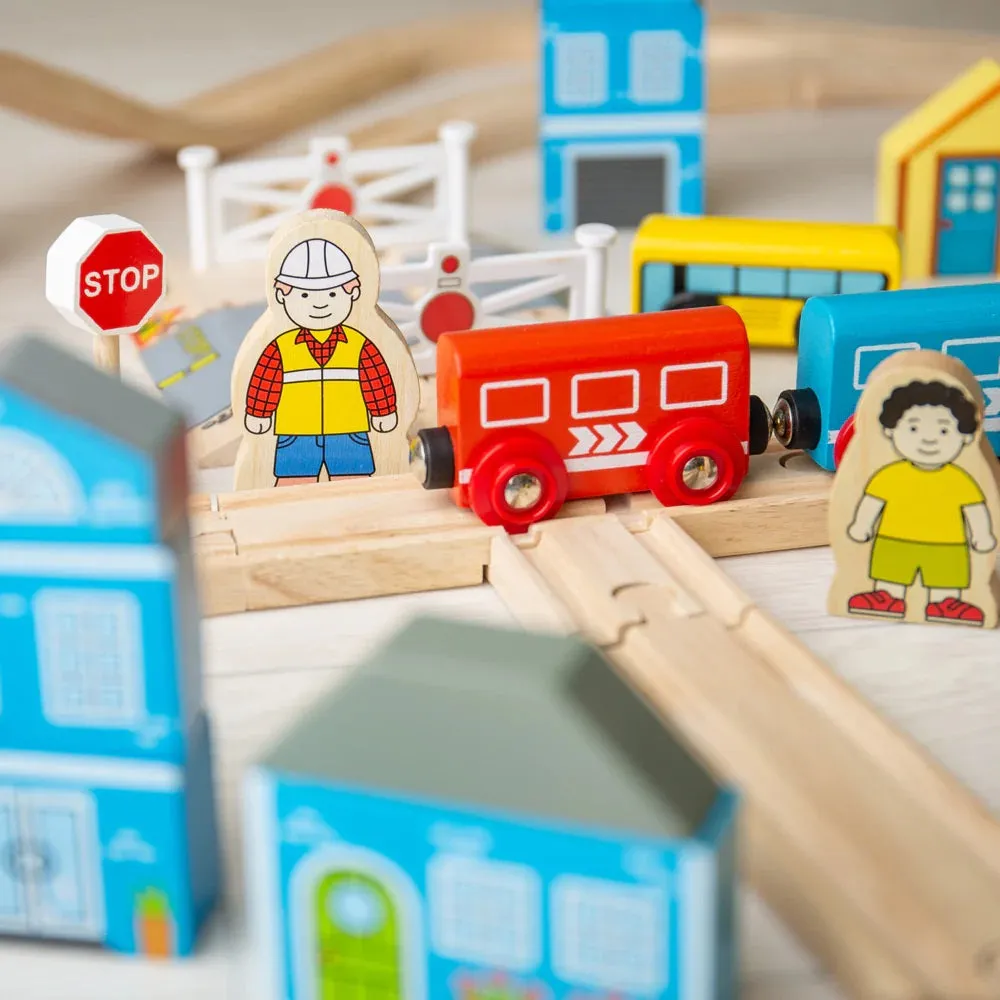 Bigjigs Town & Country Train Set