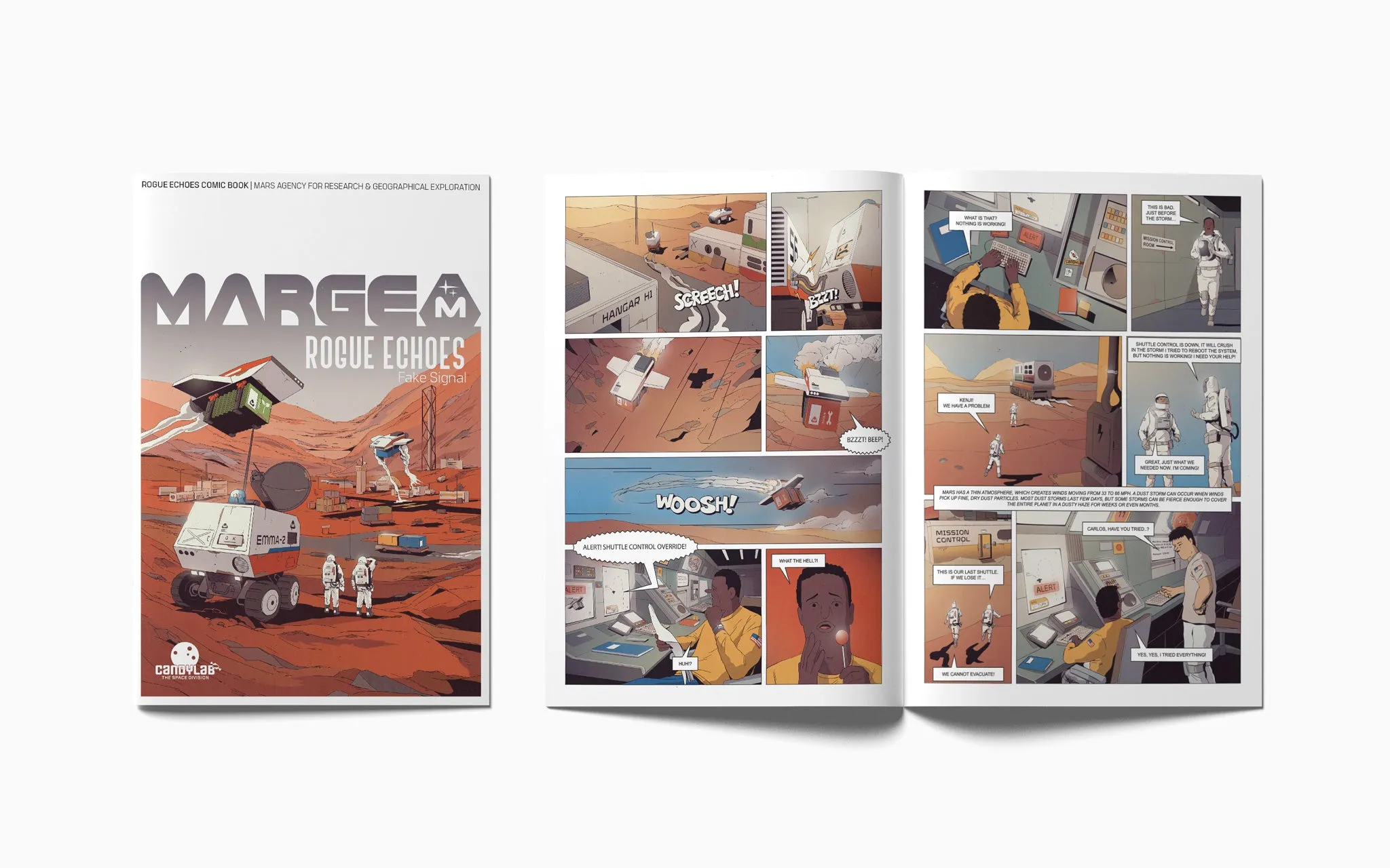 Candylab M.A.R.G.E Rogue Echoes Mars Playset