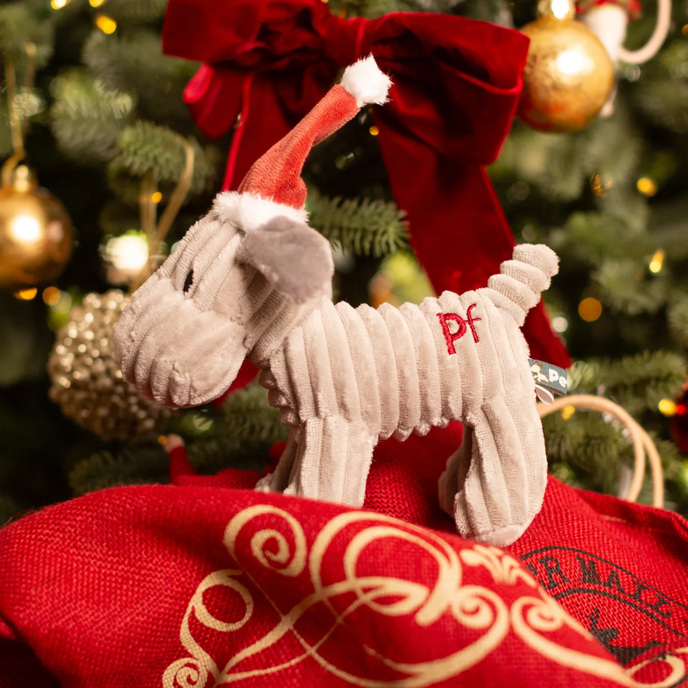 Christmas Freddi Dog Plush Dog Toy