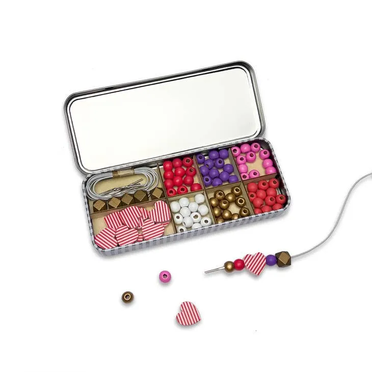 Cotton Twist- Ensemble de Fabrication de Bracelet Love et Hearts || Cotton Twist- Love et Hearts Bracelet Making Kit