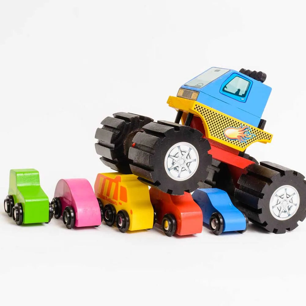 Craft for Kids - Make & Paint Your Own Monster Truck