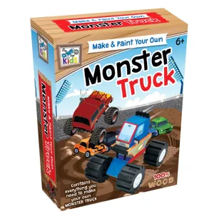 Craft for Kids - Make & Paint Your Own Monster Truck