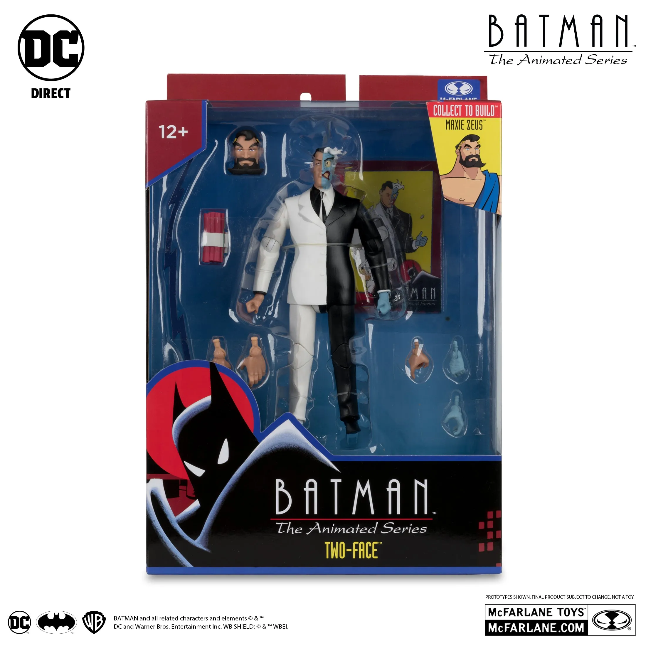DC Direct - Batman: The Animated Series (Wave 3) Maxie Zeus BAF - Two-Face Action Figure (17634) LOW STOCK