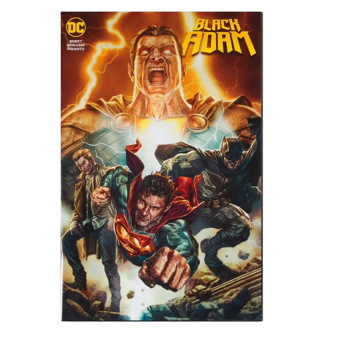 DC Direct (McFarlane Toys) Page Punchers Batman Action Figure with Black Adam Comic Book (15902) LOW STOCK