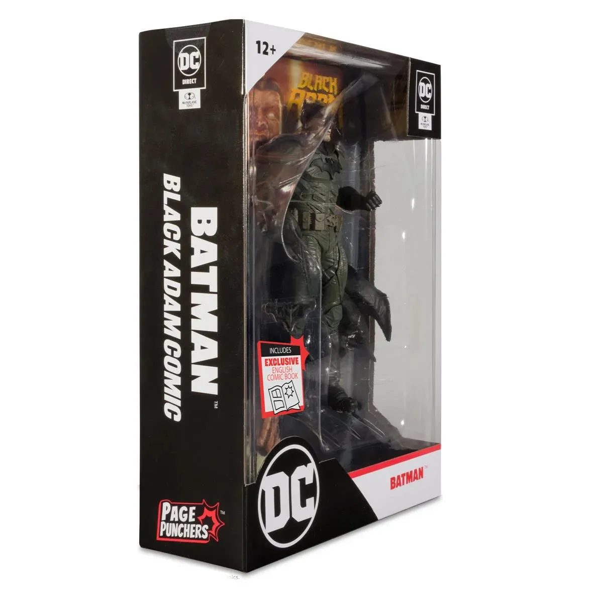 DC Direct (McFarlane Toys) Page Punchers Batman Action Figure with Black Adam Comic Book (15902) LOW STOCK