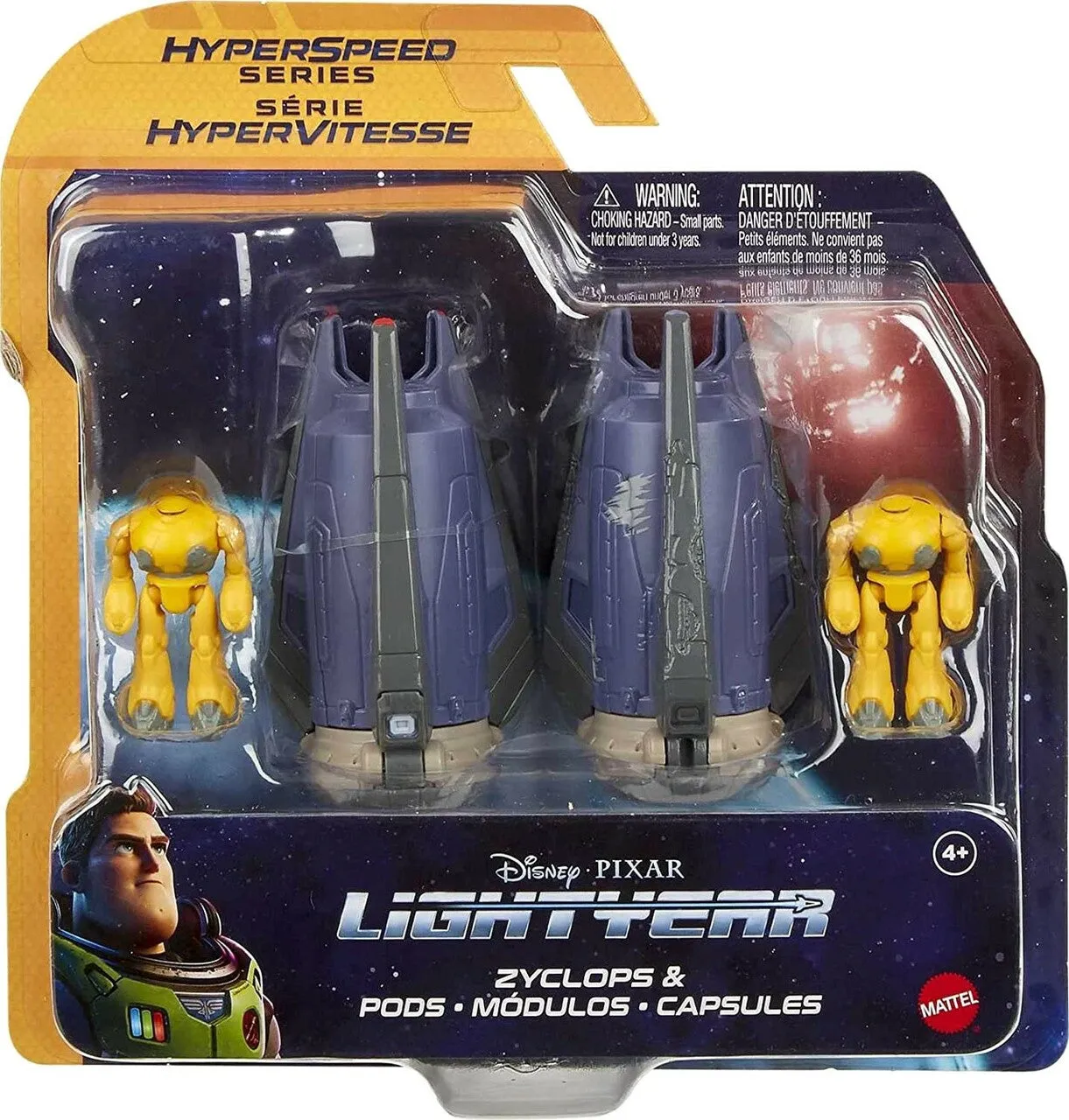 Disney Pixar Lightyear Hyperspeed Series Ship Zyclops & Pods