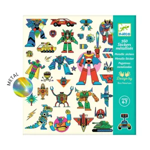 Djeco Sticker Sheets: Robots
