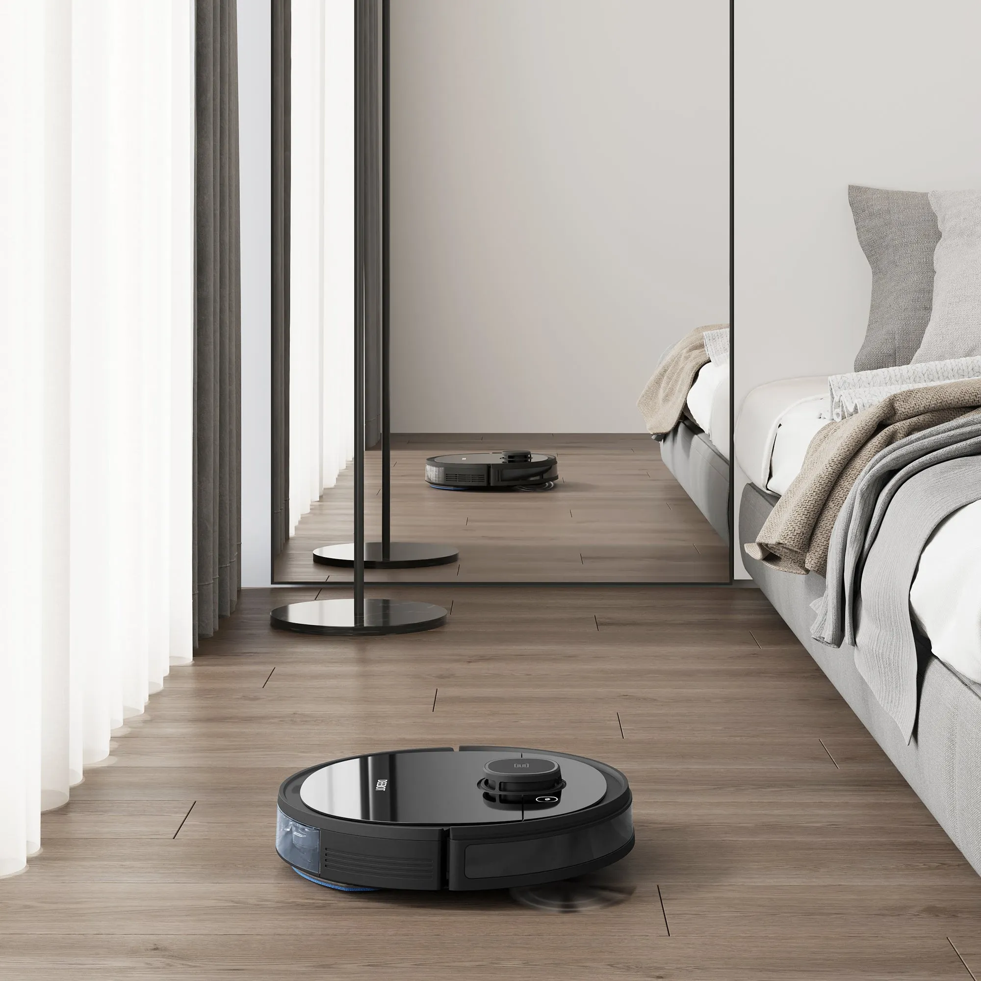 Ecovacs Deebot OZMO 920 13" Black Premium Robotic Vacuum Cleaner
