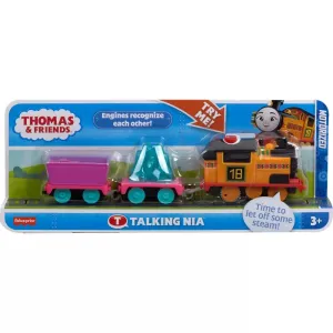 Fisher-Price – Thomas & Friends Talking Nia Motorized Train Engine With Phrases & Sounds