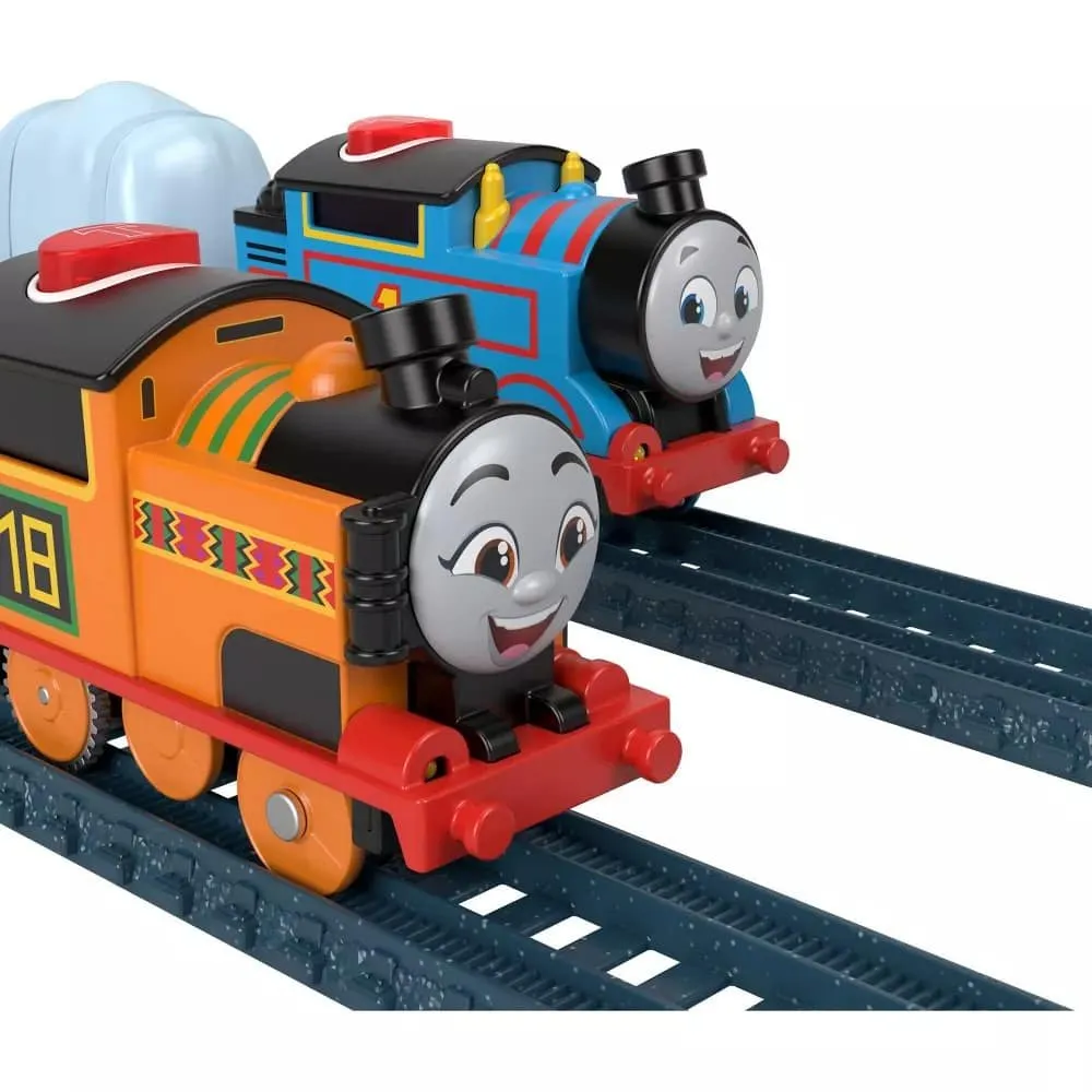 Fisher-Price – Thomas & Friends Talking Nia Motorized Train Engine With Phrases & Sounds
