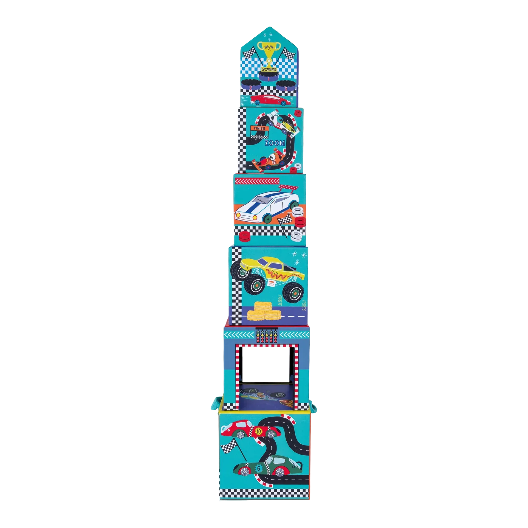 Floss & Rock Stacking Cubes - Cars