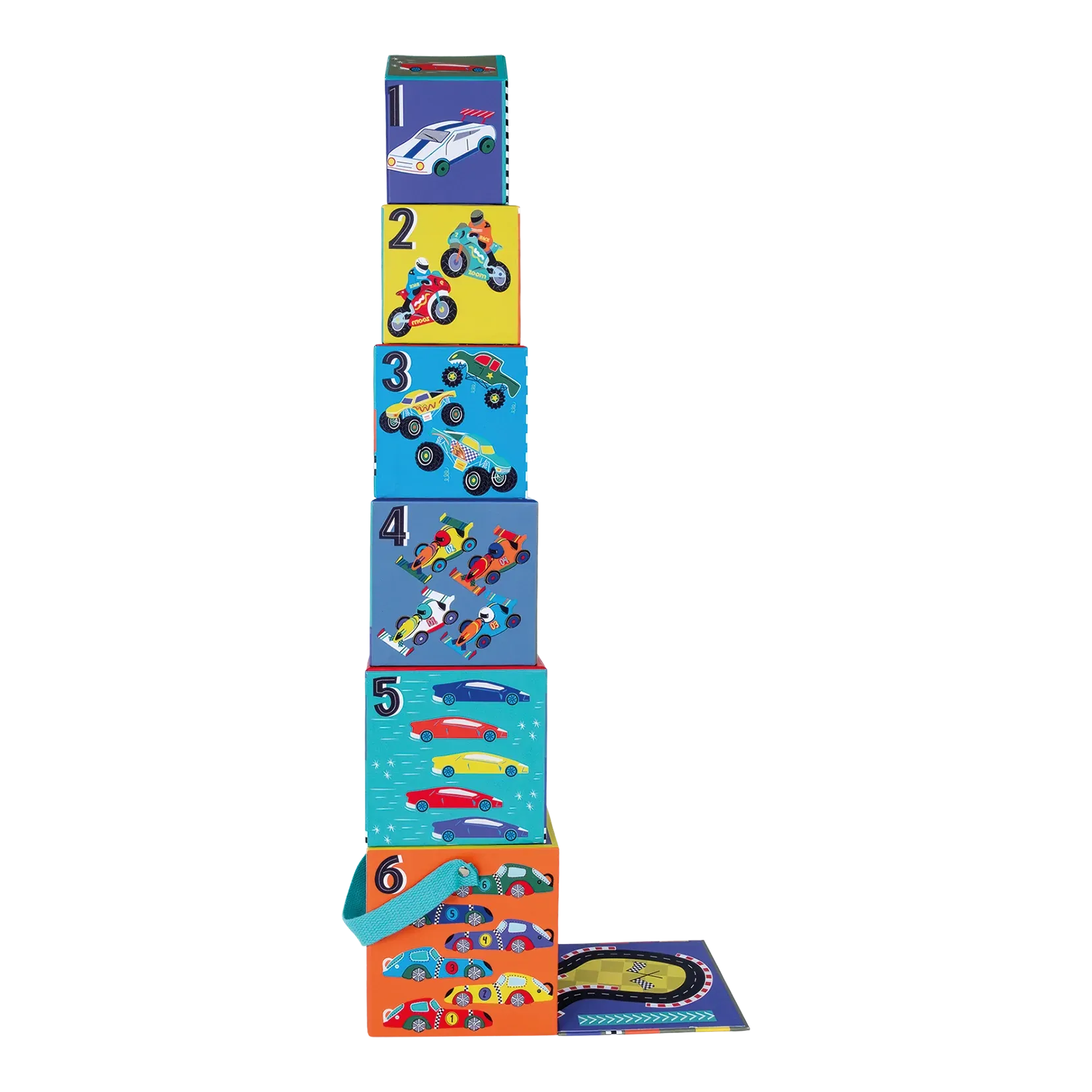 Floss & Rock Stacking Cubes - Cars