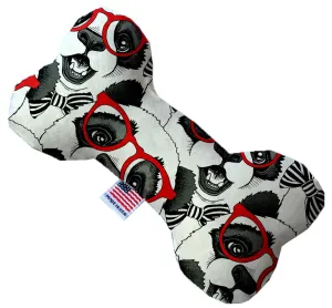 Hip Pandas 8 Inch Canvas Bone Dog Toy