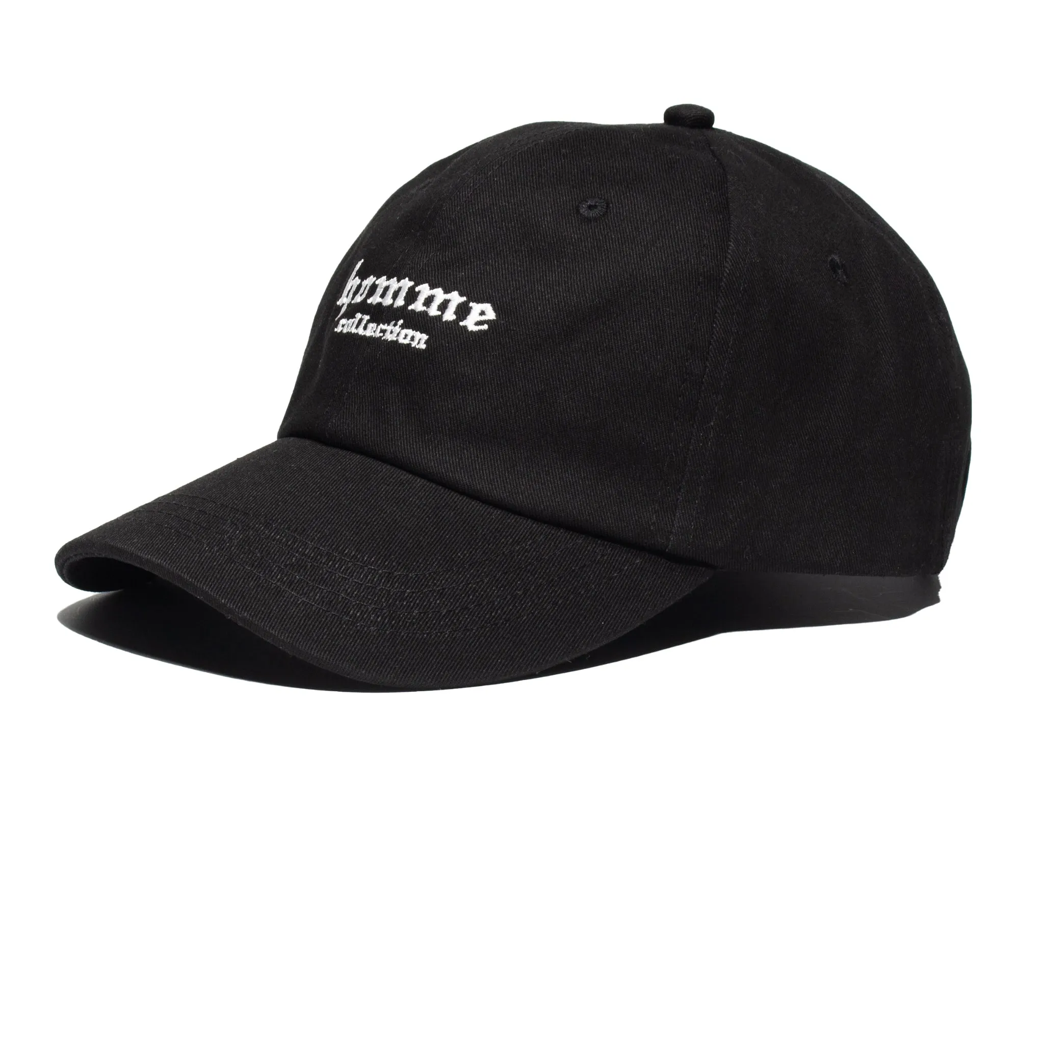 HOMME  Embroidered Cap Black