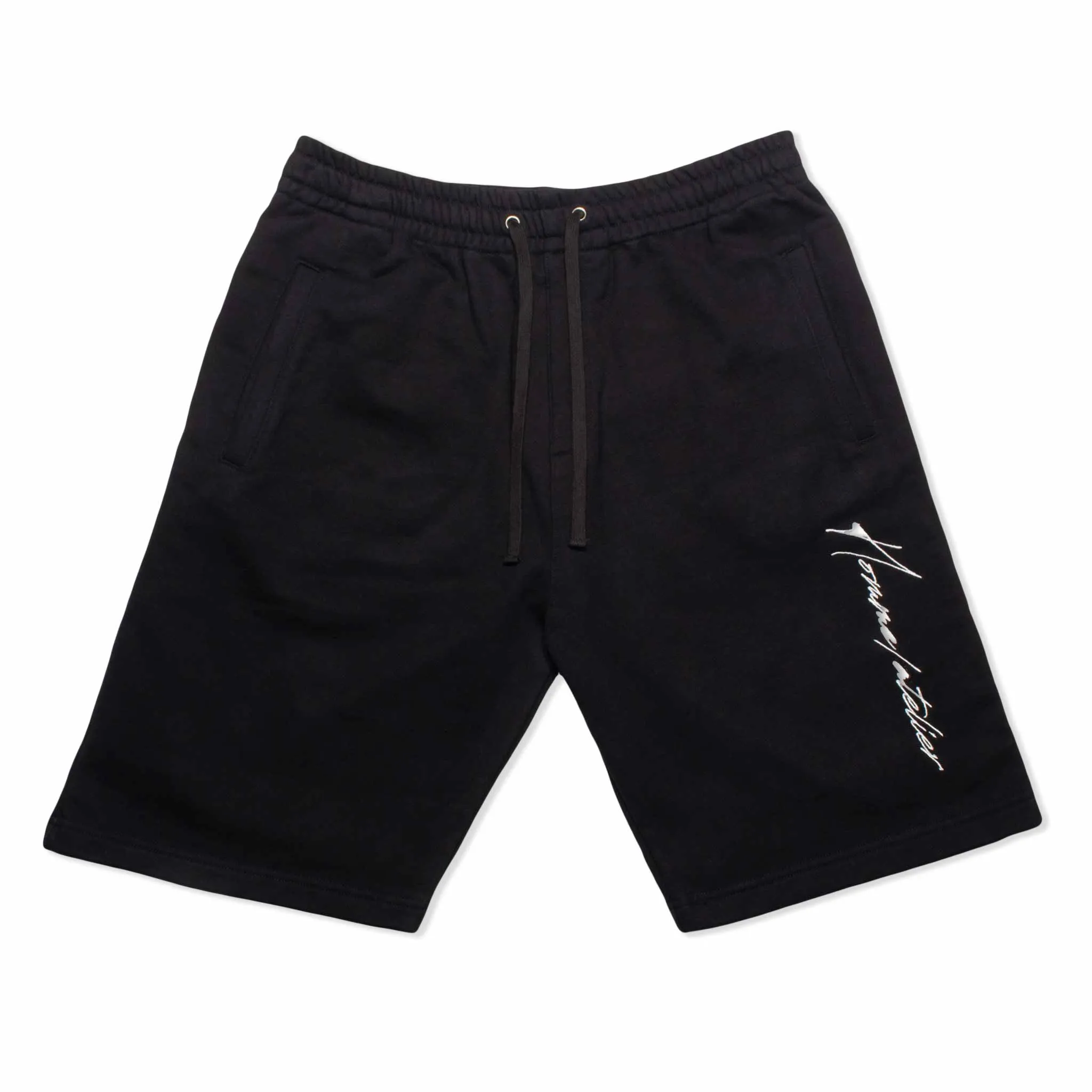 HOMME  Embroidery Shorts Black