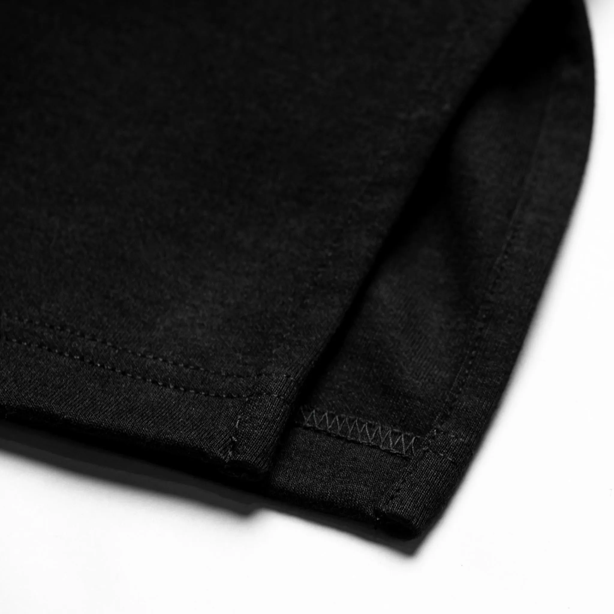 HOMME  'ESSENTIAL' Heavyweight Boxy Tee Black/Black