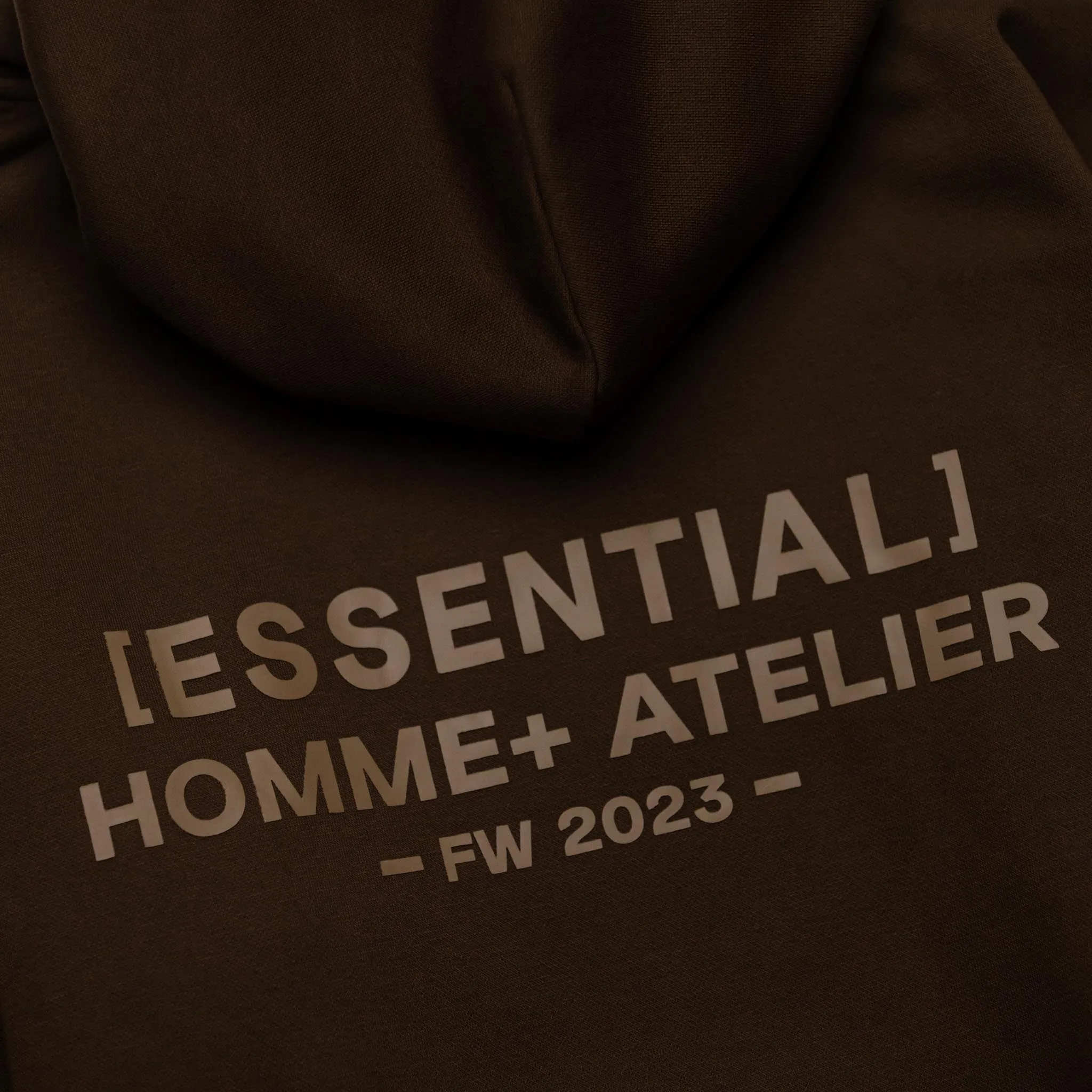 HOMME  Essential Hoodie Mocha