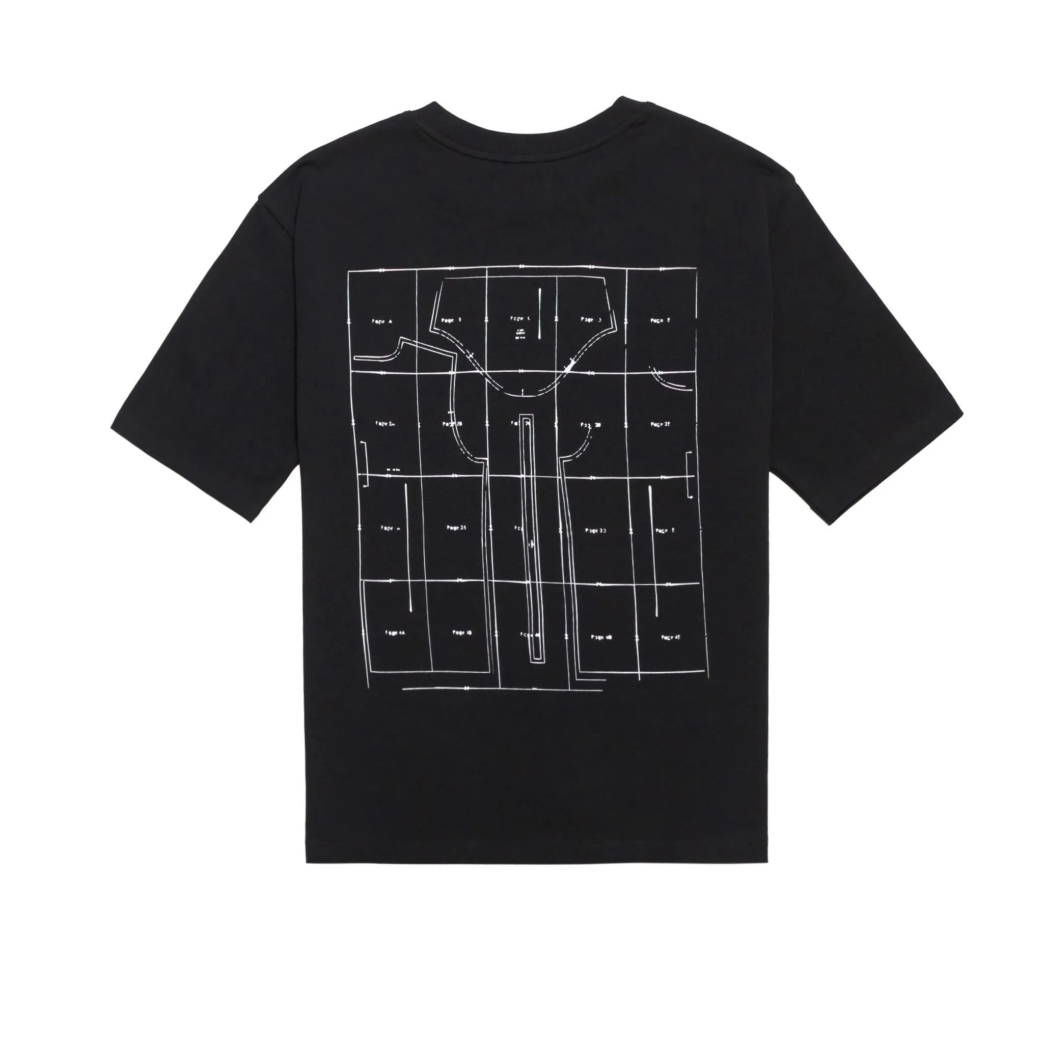 HOMME  HOM Pattern Tee Black