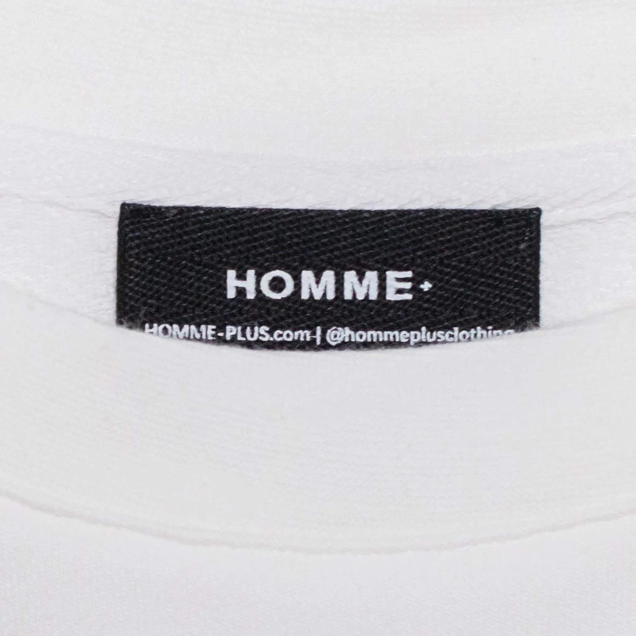 HOMME  Ink Splash Tee White