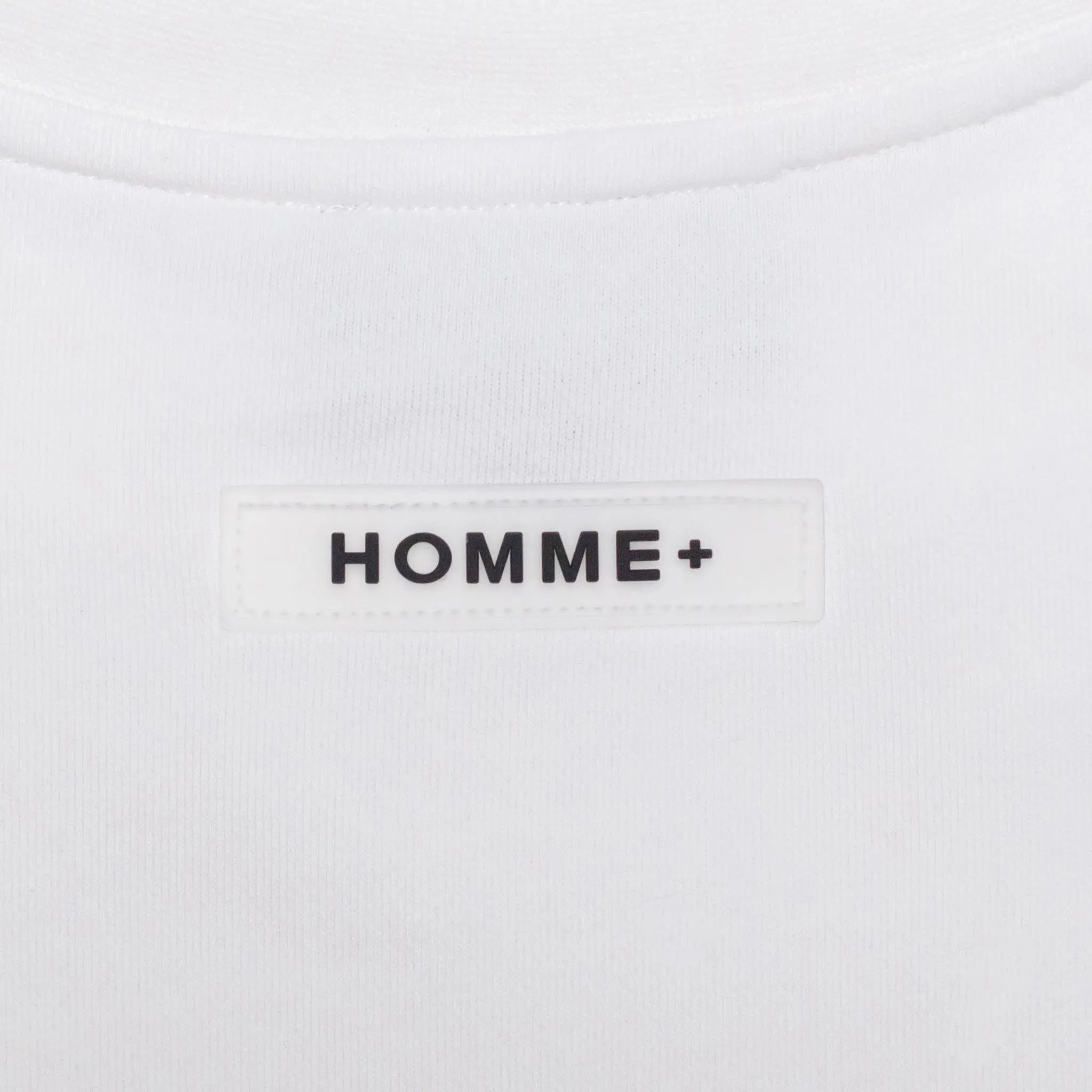 HOMME  Ink Splash Tee White