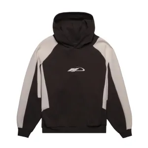 HOMME  Matrix Hoodie Charcoal/White