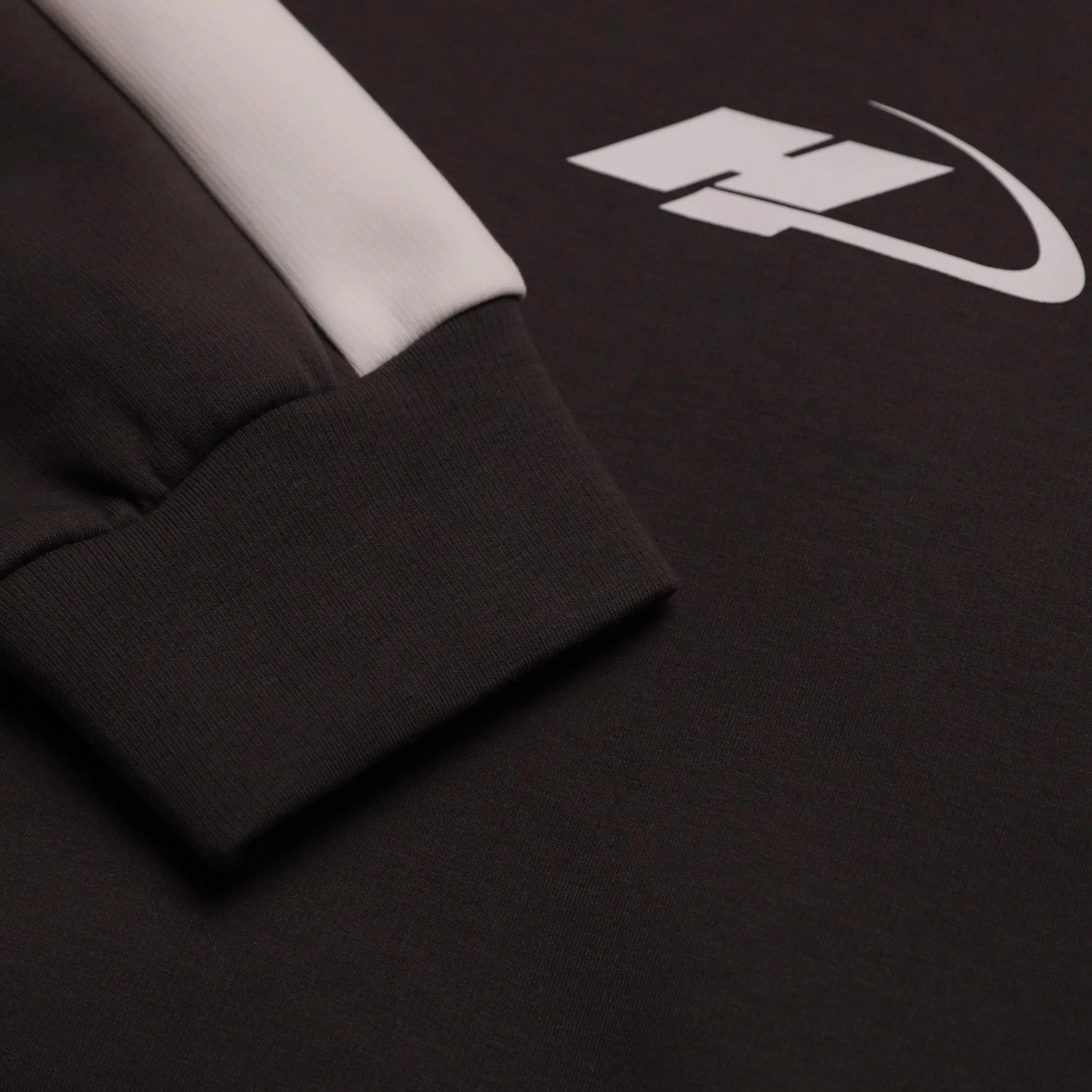 HOMME  Matrix Hoodie Charcoal/White