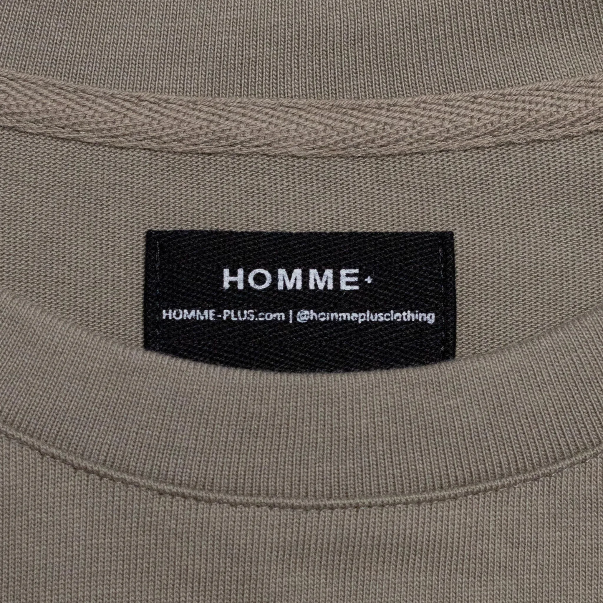 HOMME  Old English Script Tee Light Army