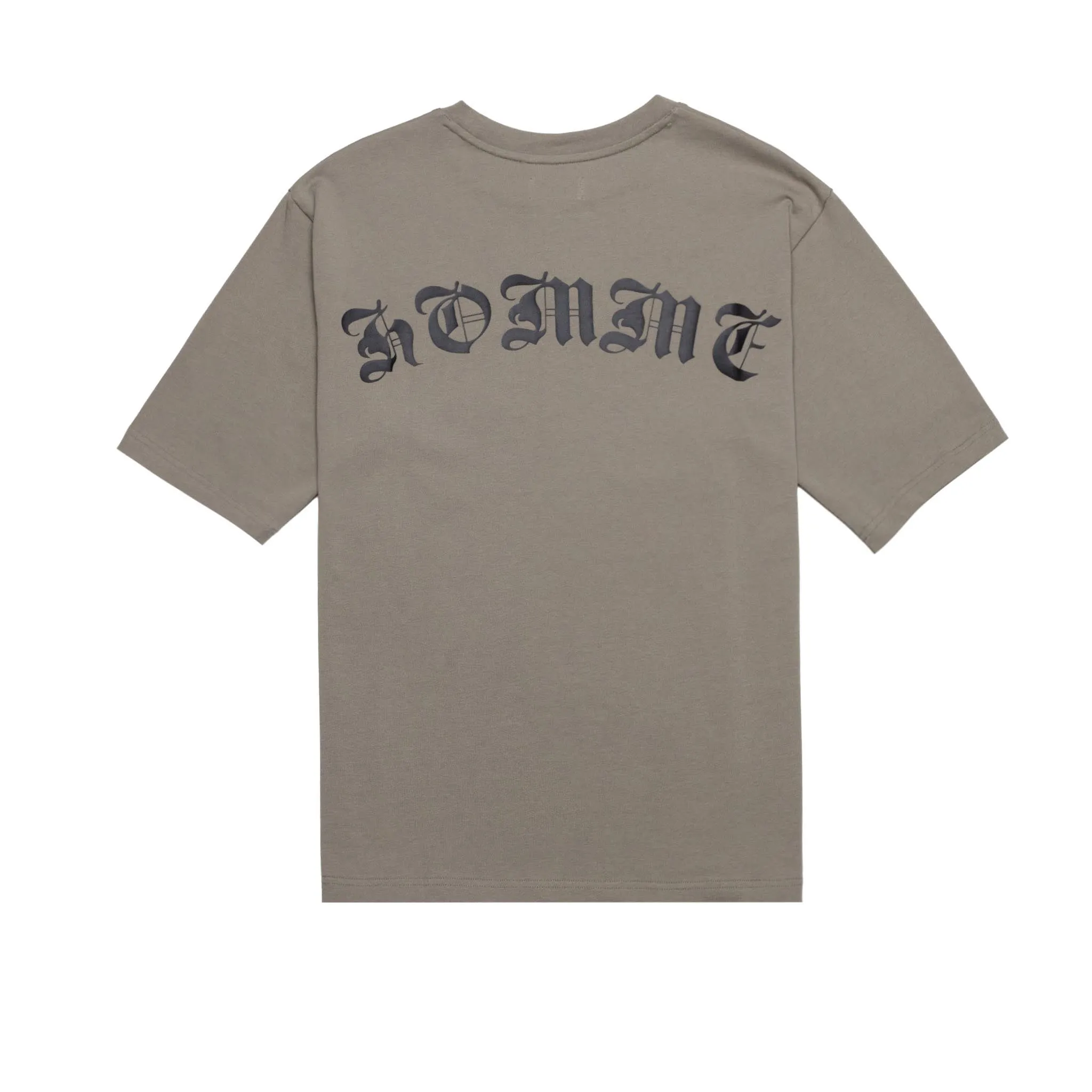 HOMME  Old English Script Tee Light Army