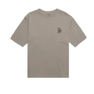HOMME  Old English Script Tee Light Army