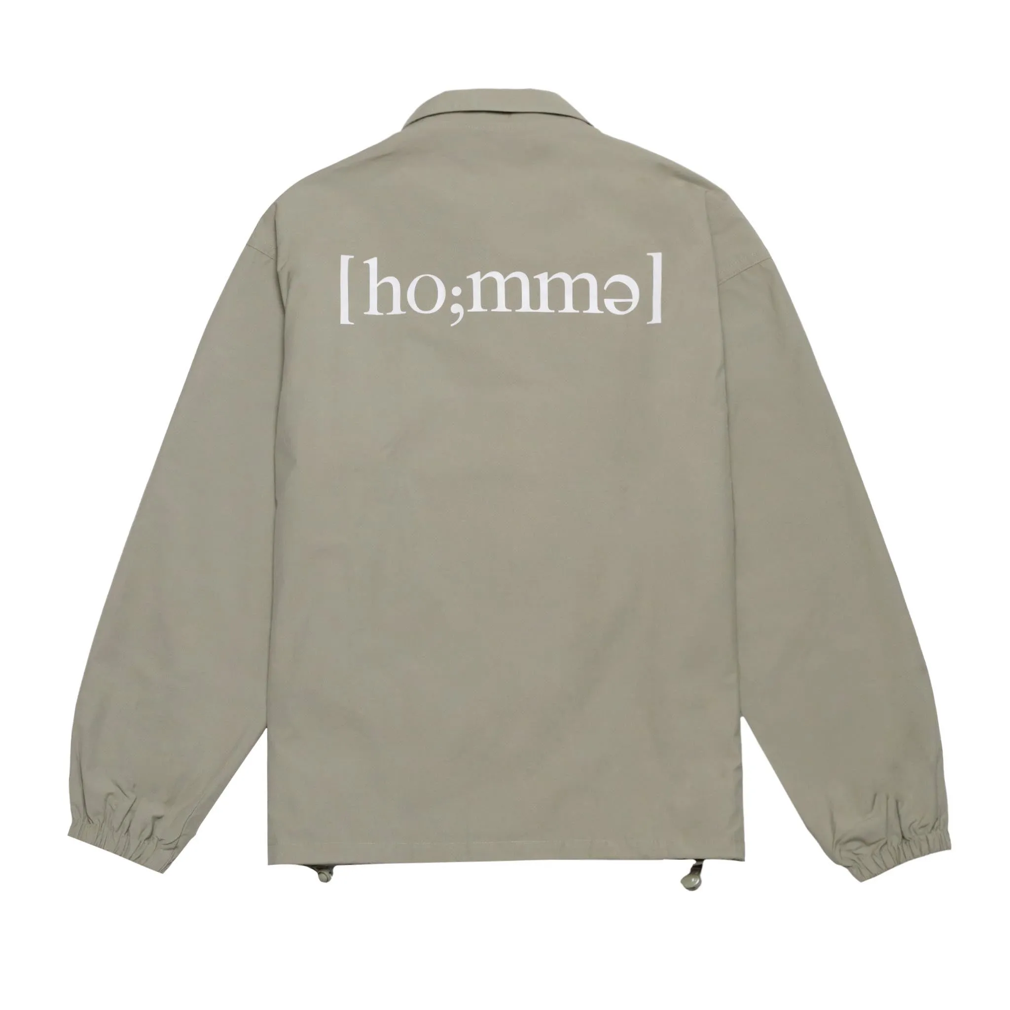 HOMME  Parenthesis Coach Jacket Green