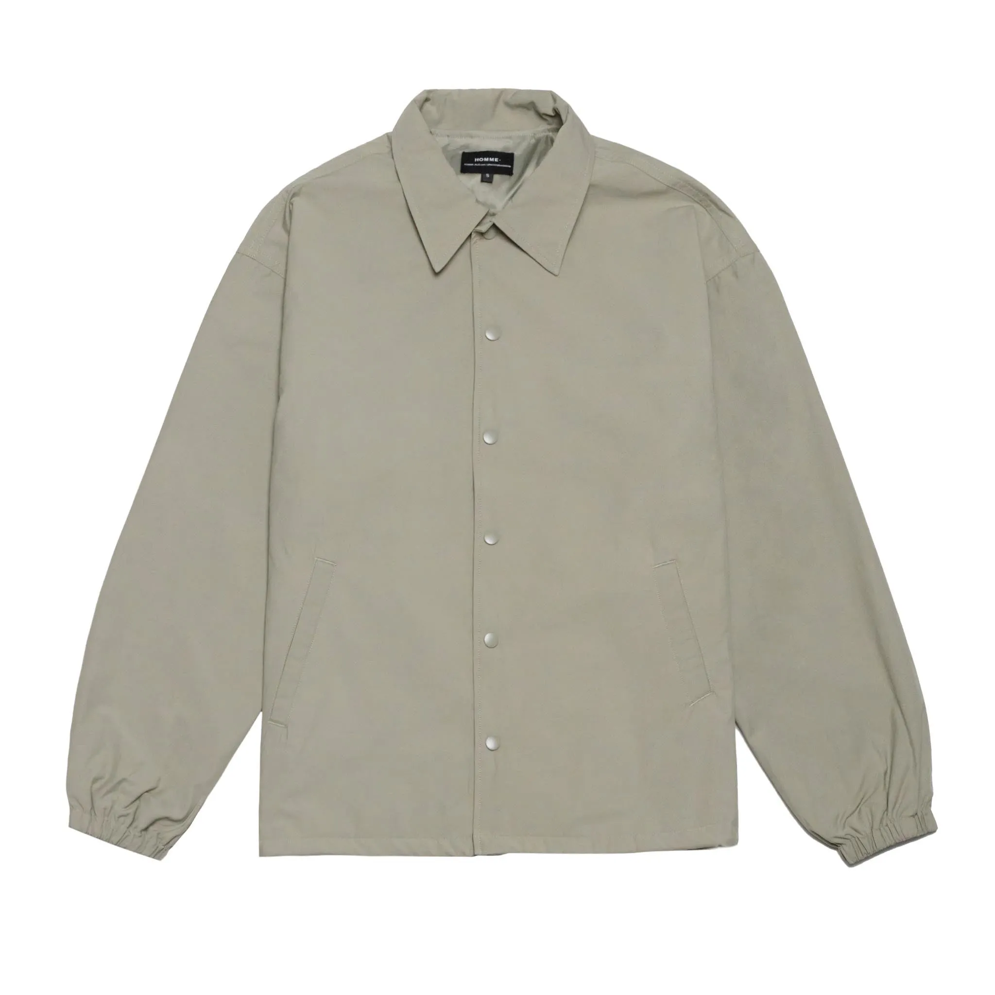 HOMME  Parenthesis Coach Jacket Green