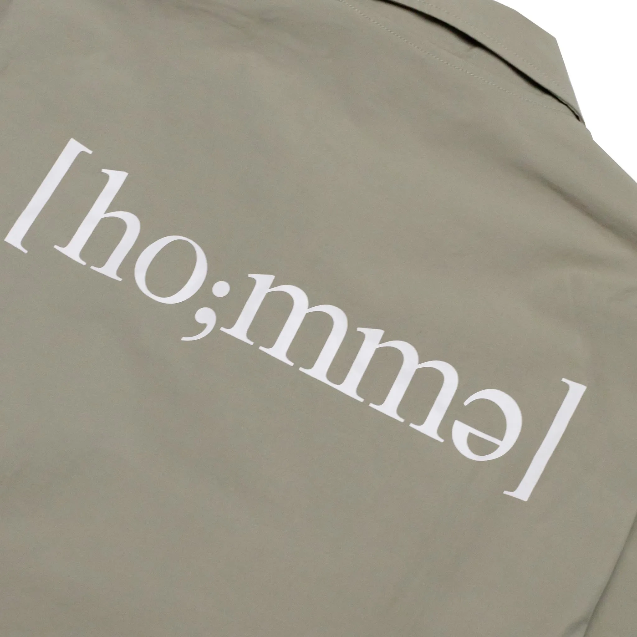 HOMME  Parenthesis Coach Jacket Green