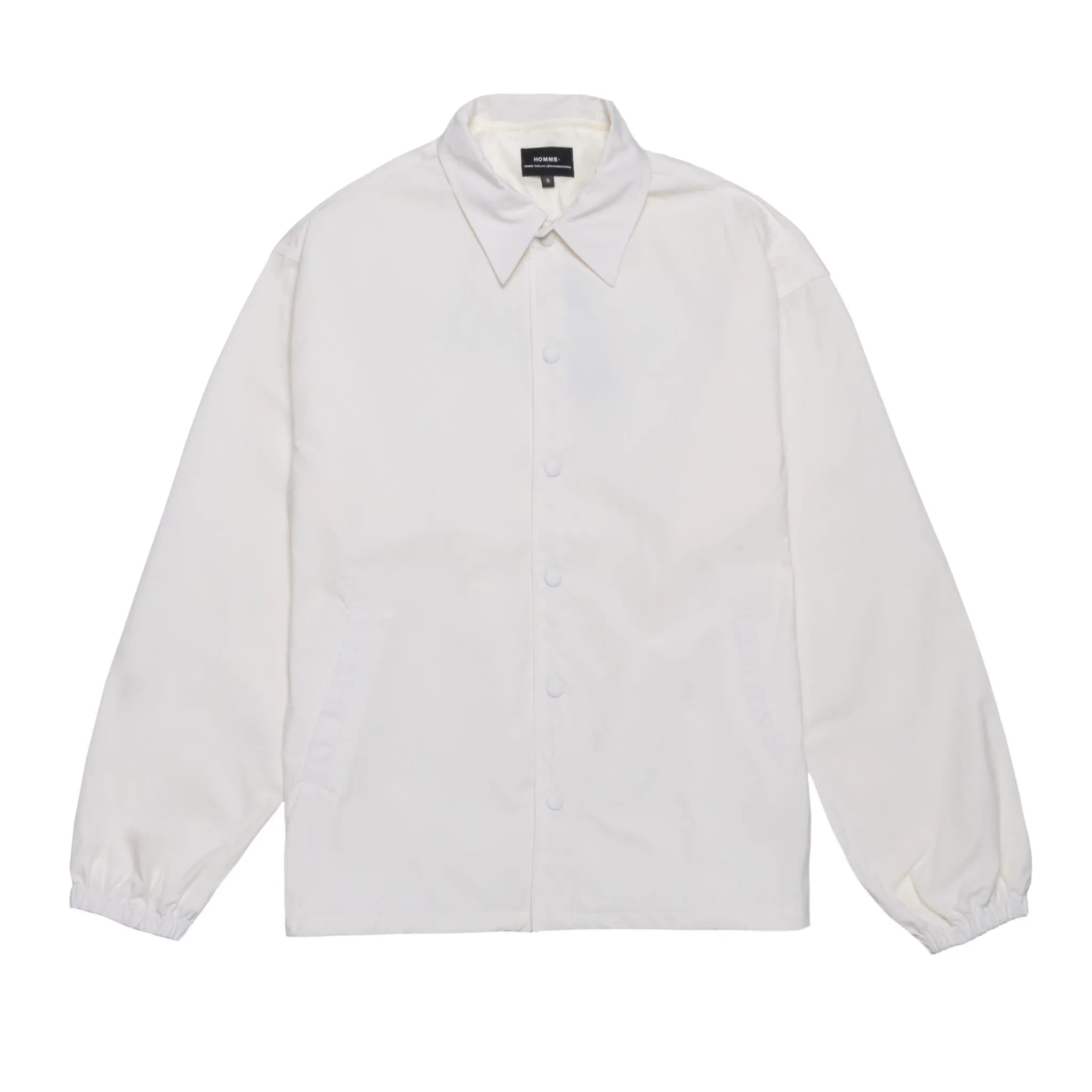HOMME  Parenthesis Coach Jacket Off White