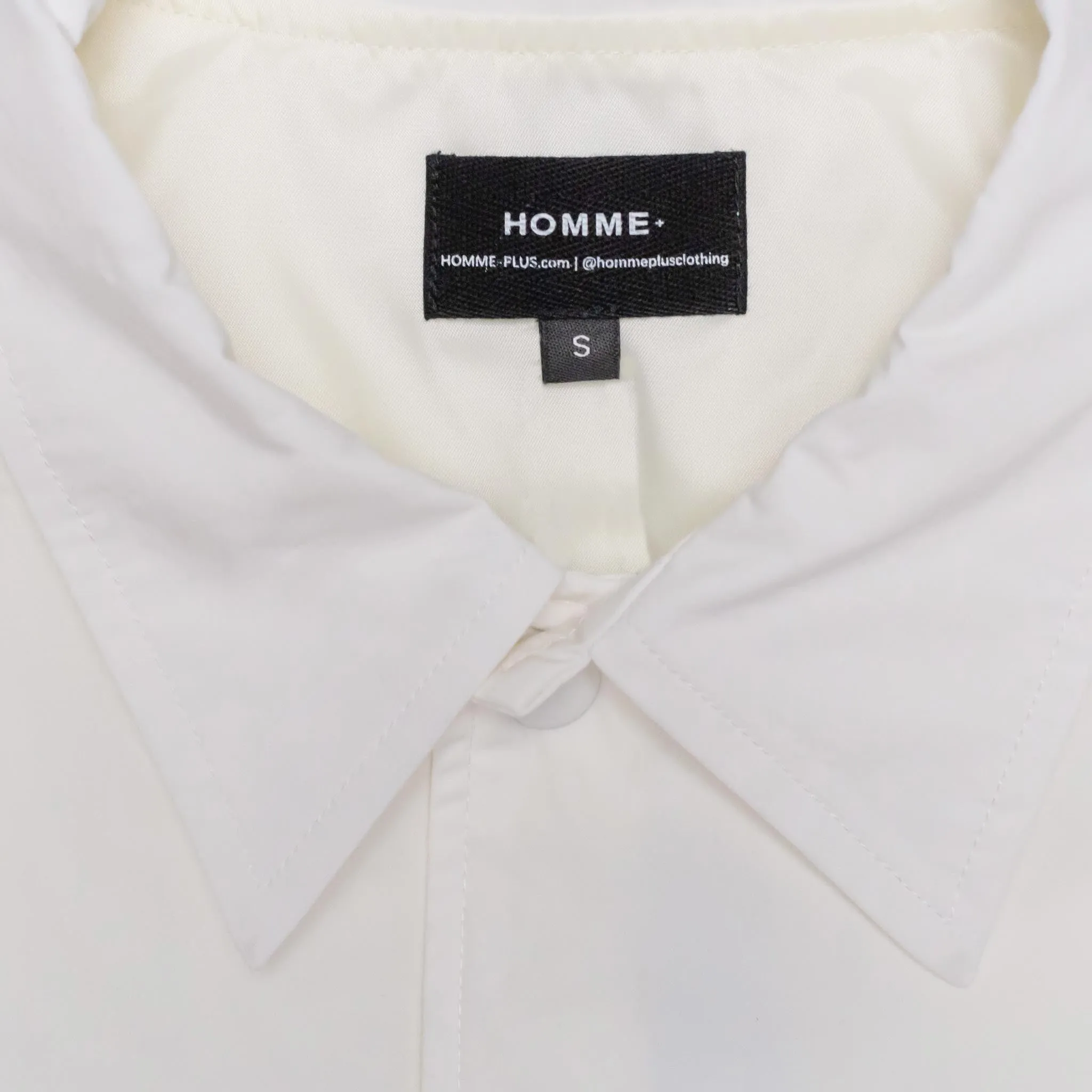 HOMME  Parenthesis Coach Jacket Off White