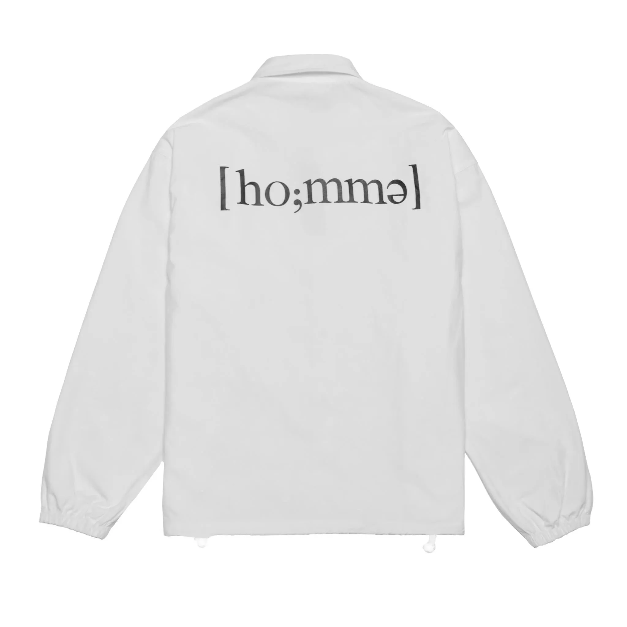 HOMME  Parenthesis Coach Jacket Off White