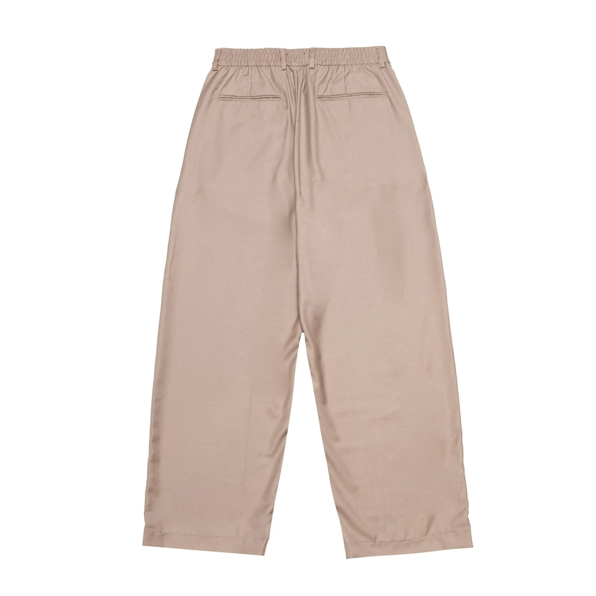 HOMME  Pleated Loose Trouser Beige