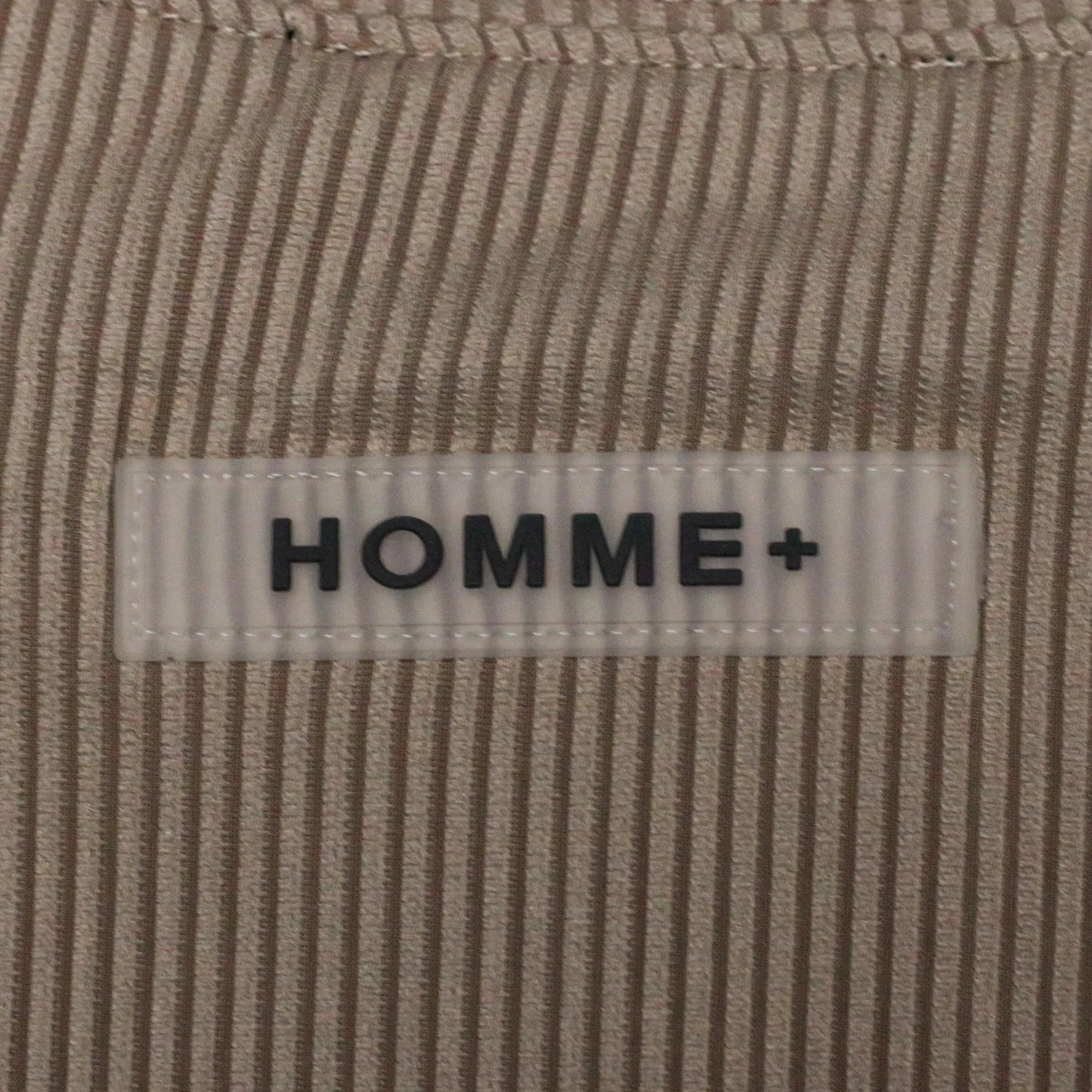 HOMME  Pleating L/S Tee Clay