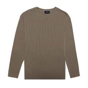 HOMME  Pleating L/S Tee Clay