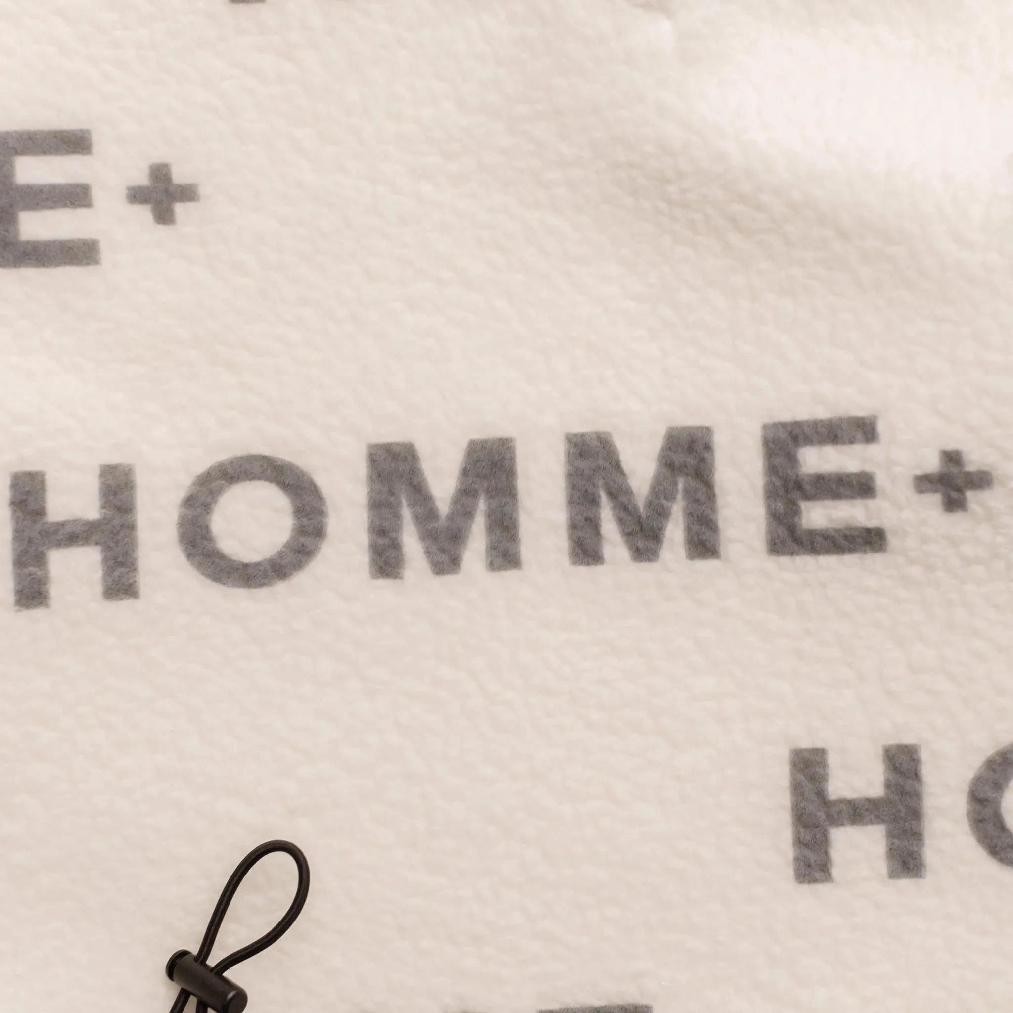 HOMME  Polar Fleece Logo Pullover Black
