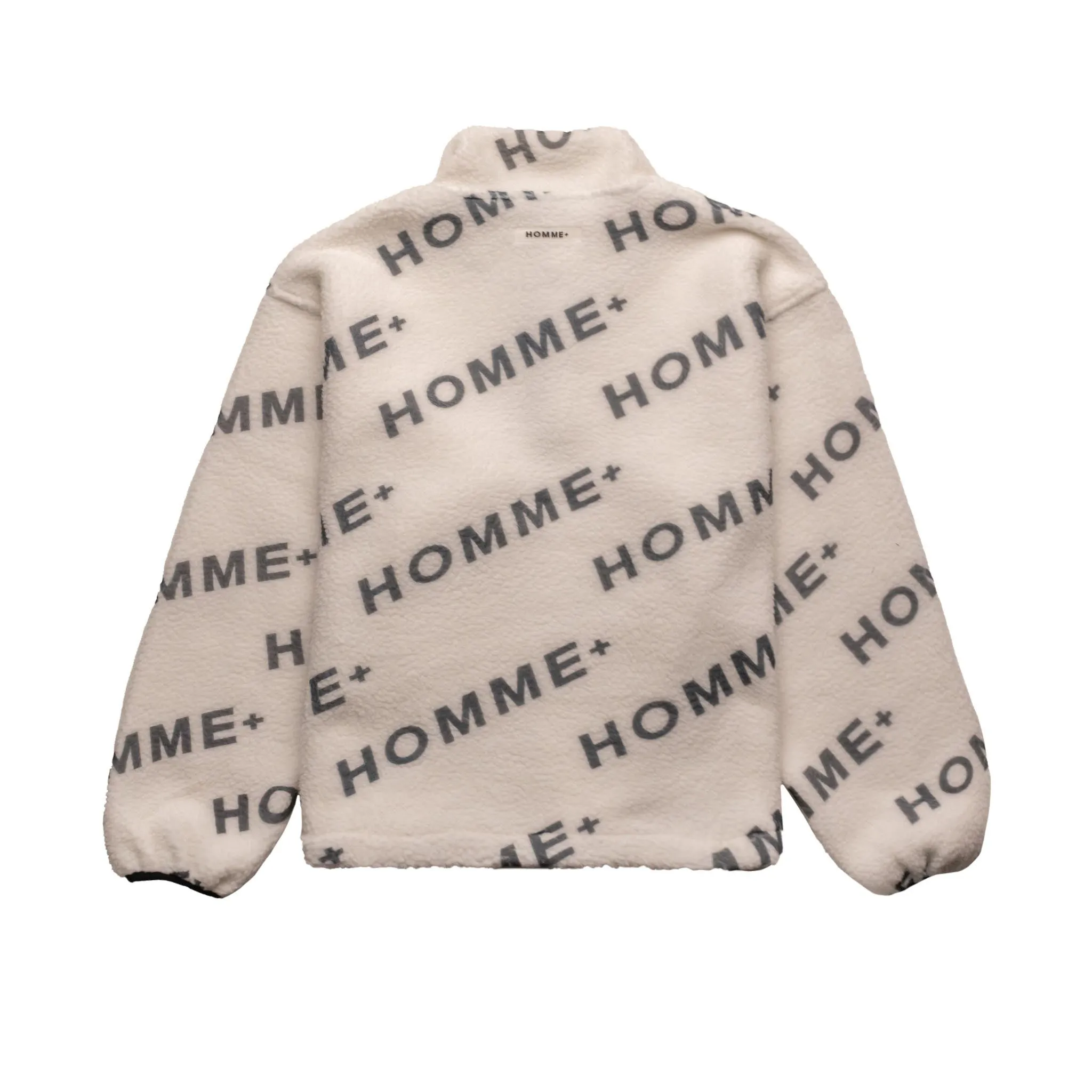 HOMME  Polar Fleece Logo Pullover Black